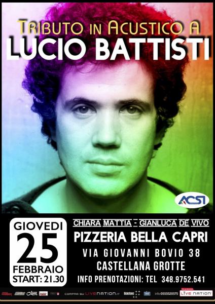 Tributo a Lucio Battisti And Friends: la Grande Musica Italiana