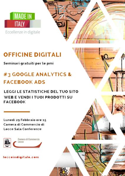#3 Google analytics & Facebook ads