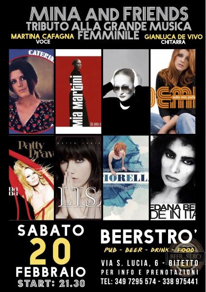 Tributo a Mina and Friends: Omaggio alla grande musica femminile italiana