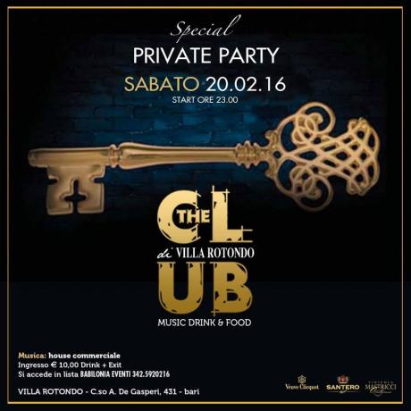 Private Party in Lista Babilonia Eventi