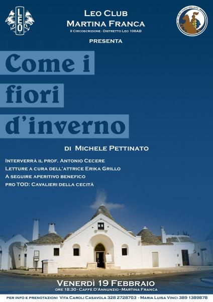 Presentazione del libro "Come i fiori d'inverno" di Michele Pettinato