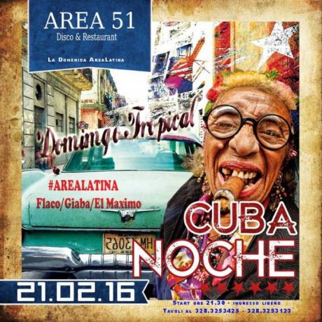 Domingo Tropical, la festa della Domenica Area 51 si ispira a Cuba