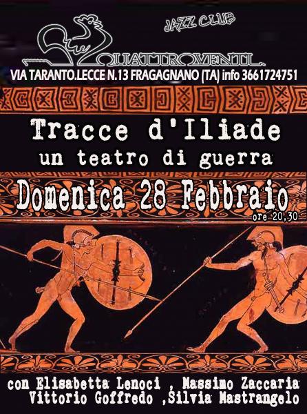 Tracce d’Iliade un teatro di guerra