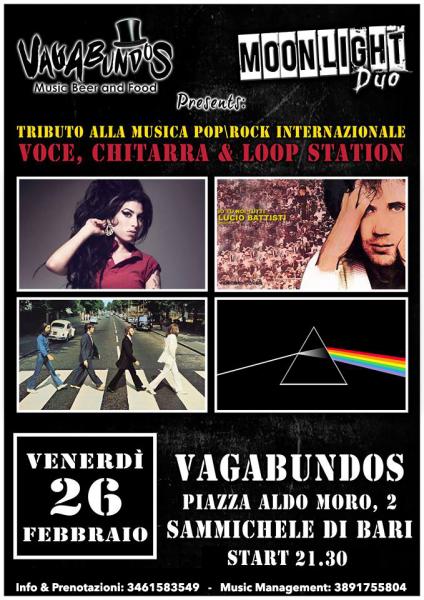 Vagabundos presents: Moonlight Duo "ELECTRIC LOOPS"