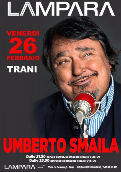 Umberto Smaila con il Suo live Show