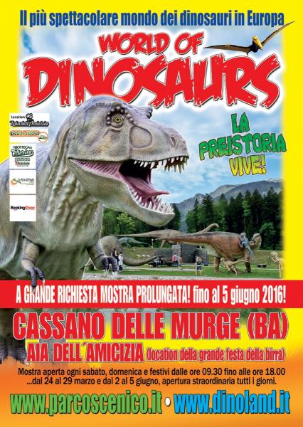 The World of Dinosaurs - la preistoria vive a Cassano delle Murge