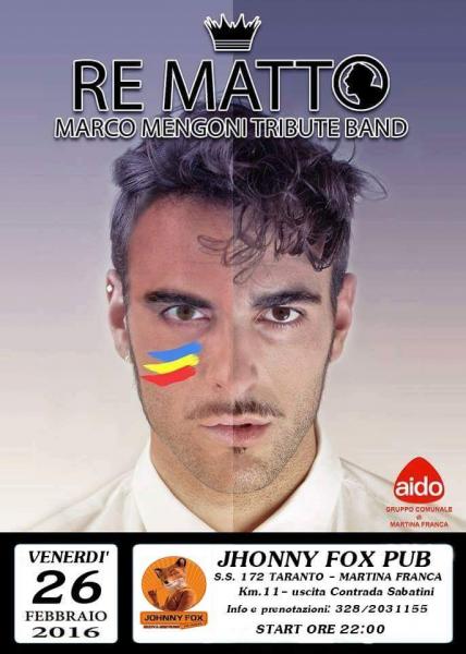 Re Matto Tribute Band - Tributo a Marco Mengoni
