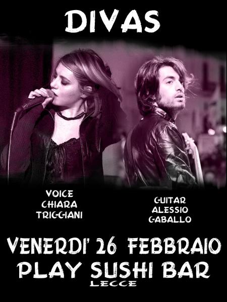 Divas live al Play Sushi bar a Lecce