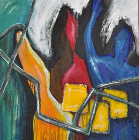Monica Menchella “Cries of nature” painting exhibition a caura di Fabio D'Achille