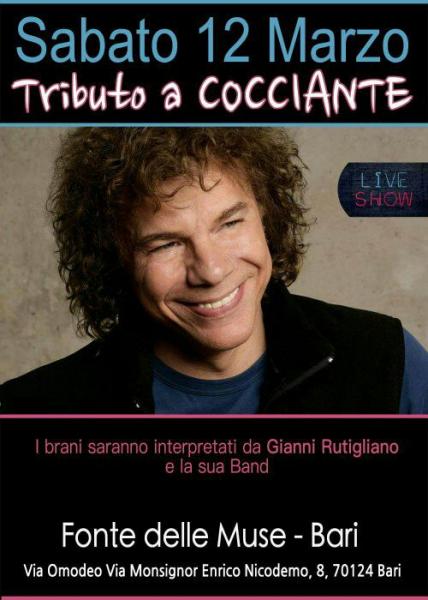 GRANDE EVENTO alla FONTE DELLE MUSE - tributo a "RICCARDO COCCIANTE"