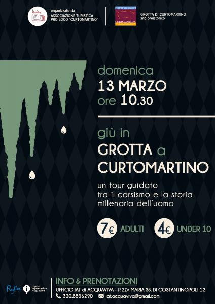 Giù in Grotta a Curtomartino