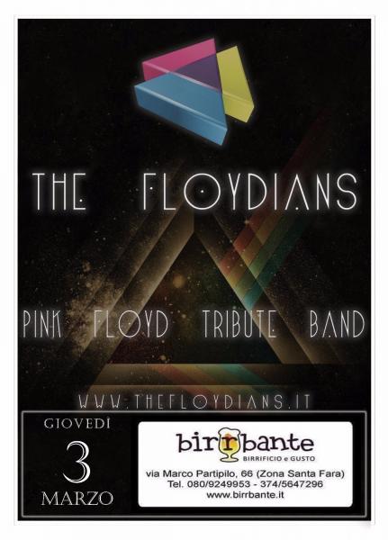 "THE FLOYDIANS" Italian Pink Floyd Tribute Band - Giovedi' 3 Marzo 2016 AL BIRRBANTE!