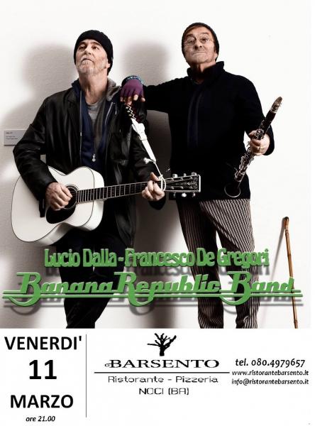 BananaRepublicBand - Omaggio a Lucio Dalla & Francesco De Gregori