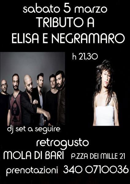 Tributo a Elisa e Negramaro