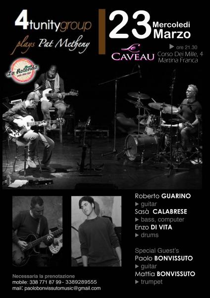 4tunity feat. Roberto Guarino plays Pat Metheny