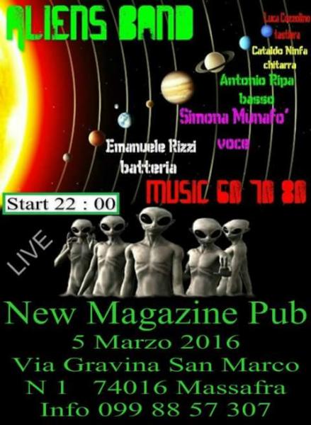 Aliens Band at New Magazine Disco Pub