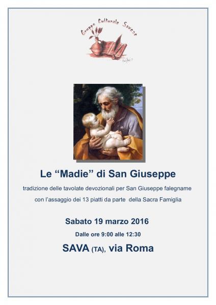 Le “Madie” di San Giuseppe