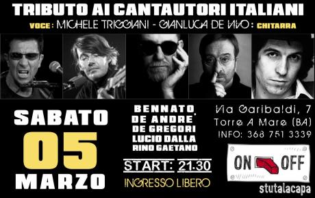 I Rimmel: Tributo ai Cantautori Italiani: De Gregori - De Andre'- Lucio Dalla- Rino Gaetano