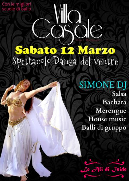 Spettacolo DANZA DEL VENTRE + dj set SIMONE DJ + CENA