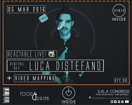 Luca Distefano Reactable Live e Video Mapping. Arte, musica e nuove tecnologie con la rassegna "Inside Music"