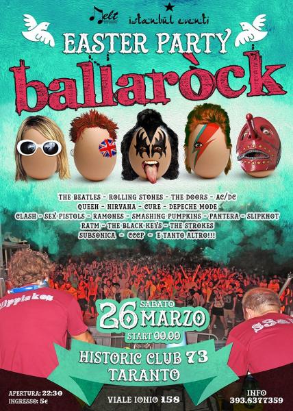 ♪♫ BALLAROCK Dj / Vj Set - The Easter Party - La discoteca rock a Taranto ♫♪