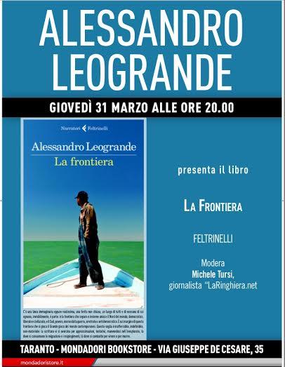 Incontro con l'autore Alessandro Leogrande