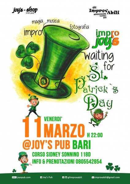 Ritornano i festeggiamenti per San Patrizio, al Joys' Pub gli