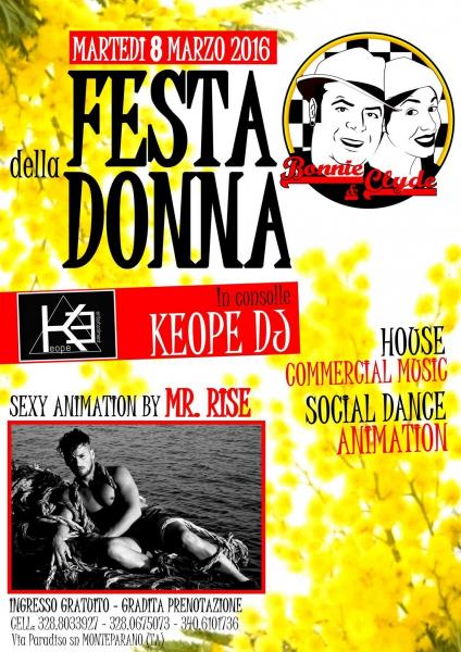 Festa della donna 2016 con Keope Dj