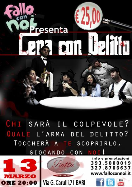 Cena con Delitto "Chi ha Ucciso il Maggiordomo?"