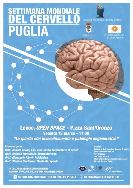 Settimana Mondiale del Cervello 2016 - La Quarta Età: invecchiamento attivo e patologie degenerative