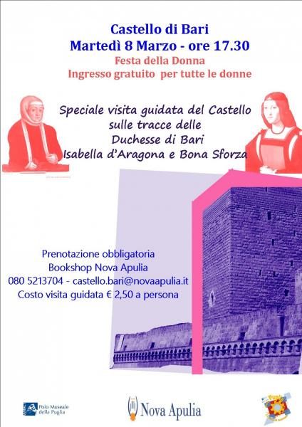 Sulle tracce delle Duchesse di Bari: Isabella d'Aragona e Bona Sforza - Visita guidata