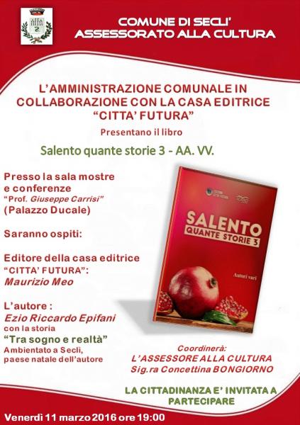Presentazione del libro ‘Salento Quante storie 3’