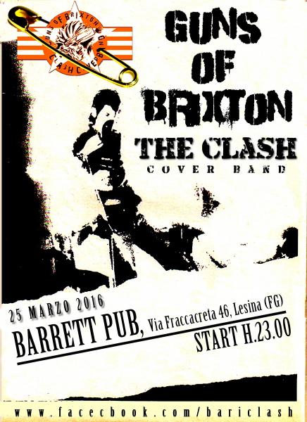 Mar Guns of Brixton The Clash Cover Band