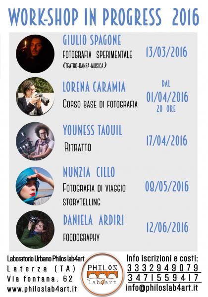 Work-shop in progress 2016
