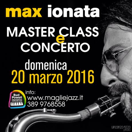 MAX IONATA - Masterclass e Concerto