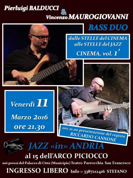 Pierlugi Balducci & Vincenzo Maurogiovanni in Bass Duo
