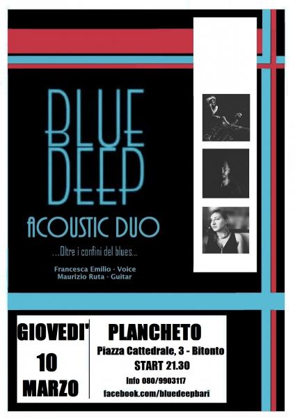 I Blue Deep Acoustic Duo al Plancheto Cafe in occasione della settimana Shakespeariana
