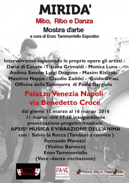 Mirida- Mito, Rito, Danza a Palazzo Venezia