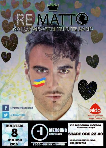 Festa della donna coi Re Matto tribute Band - Tributo a Marco Mengoni