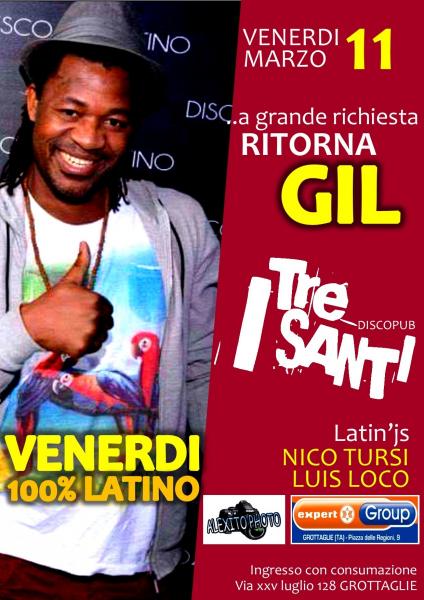 Venerdi 100% Latino con Gil