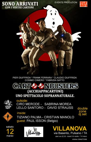 Cartoon Party con Cartoonbusters in concerto + Double Zone Dj Set