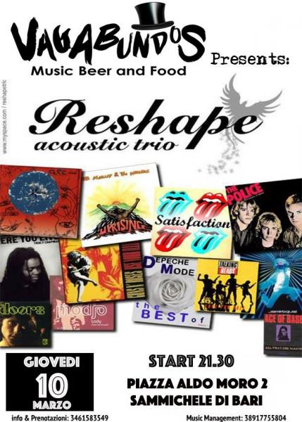 Vagabundos presents: Reshape acoustic trio