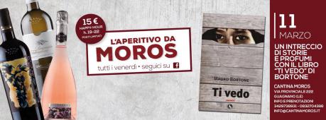 Intreccio di storie e profumi del Sud per l’aperitivo letterario da Moros