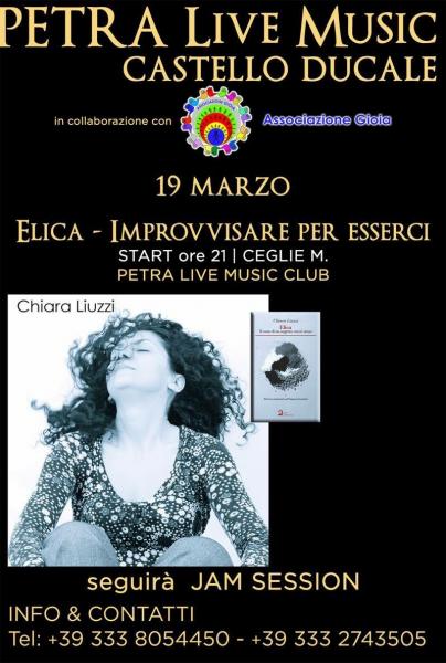 Elica improvvisando... (Presentazione libro e jam Session)