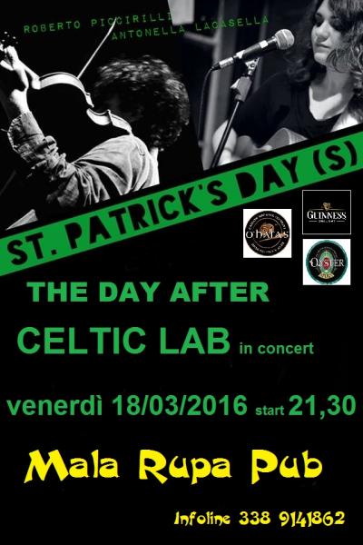 St. Patrick's (The Day After) Celtic Lab live