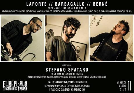 L.B.B [Laporte / Barbagallo / Bernè] w/ DE TESTA w/ SPATARO live