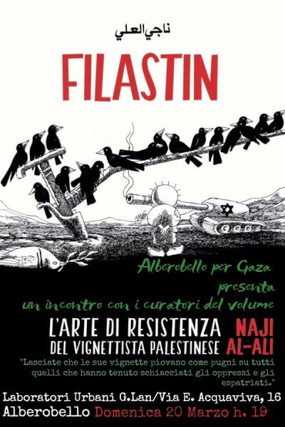 FILASTIN. L'Arte di Resistenza del vignettista palestinese Naji Al - Ali