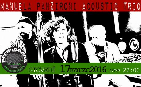 Manuela Panzironi Acoustic Trio live