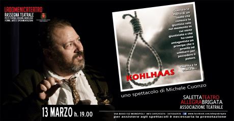 KHOLHAAS reading teatrale di e con MICHELE CUONZO