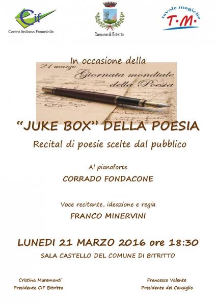 Juke-box di Poesie